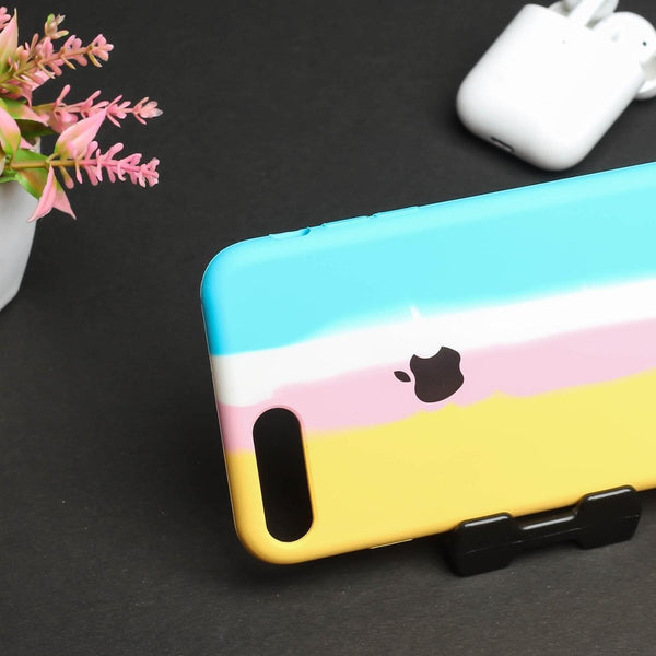 Colorwave Silicone Case for Apple iphone 7 Plus - The Hatke