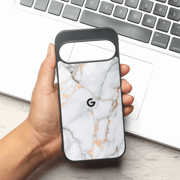 Copper Luxe Marble MB Case for Google Pixel 9 - The Hatke