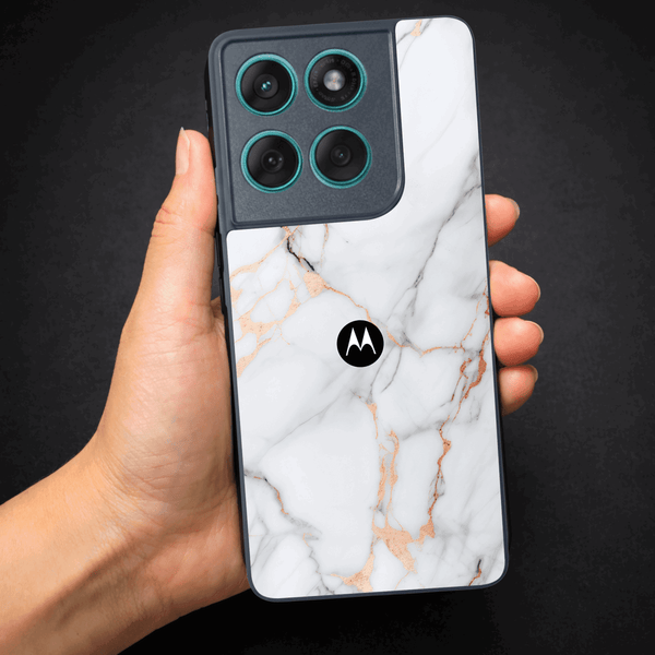 Copper Luxe Marble MB Case for Motorola Edge 60 Fusion - The Hatke