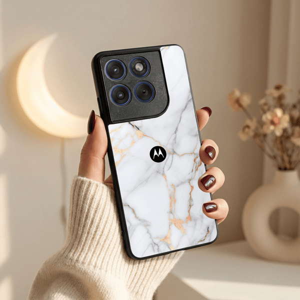 Copper Luxe Marble MB Case for Motorola Edge 70 - The Hatke