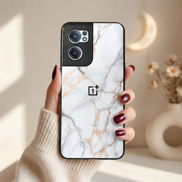 Copper Luxe Marble MB Case for Oneplus Nord CE 2 - The Hatke