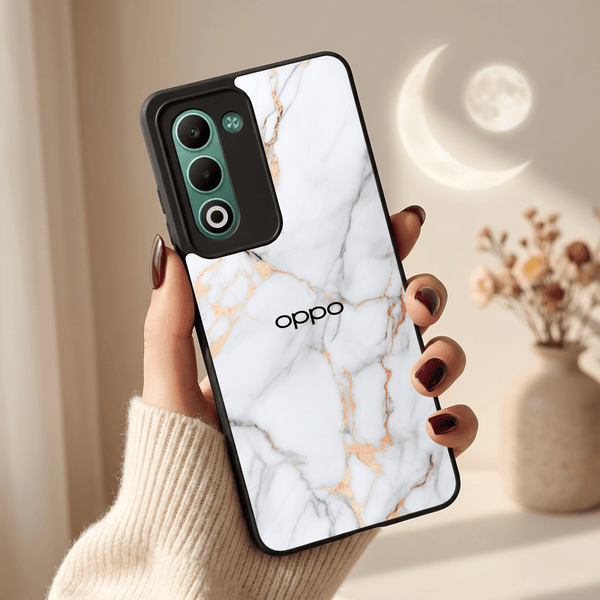Copper Luxe Marble MB Case for Oppo A5 5G - The Hatke