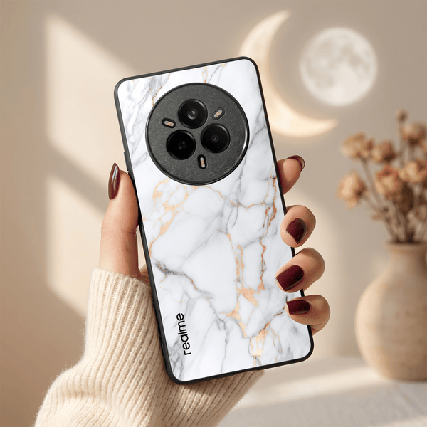 Copper Luxe Marble MB Case for Realme 14 Pro - The Hatke