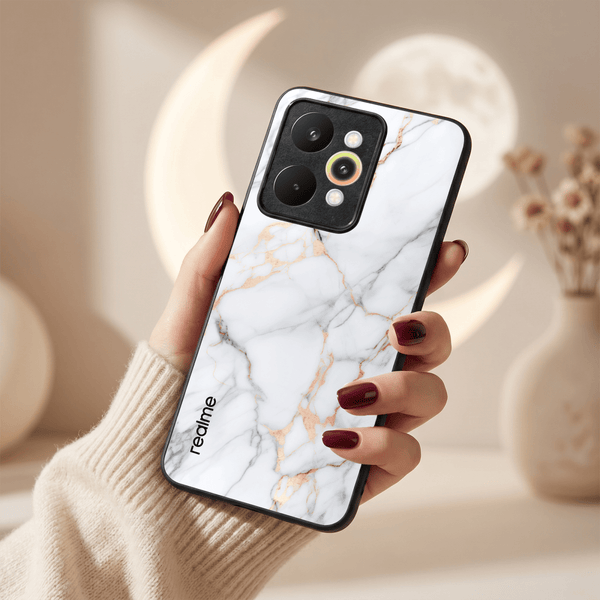 Copper Luxe Marble MB Case for Realme 15 Pro - The Hatke