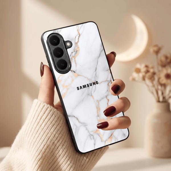 Copper Luxe Marble MB Case for Samsung Galaxy S26 - The Hatke