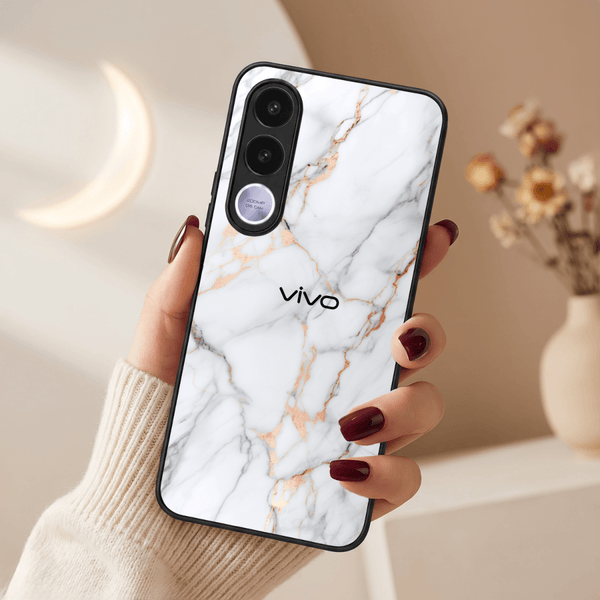 Copper Luxe Marble MB Case for Vivo V70 FE - The Hatke