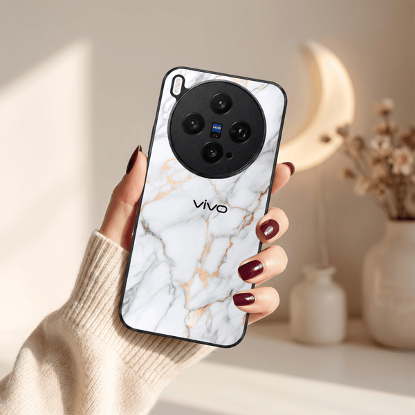 Copper Luxe Marble MB Case for Vivo X300 - The Hatke