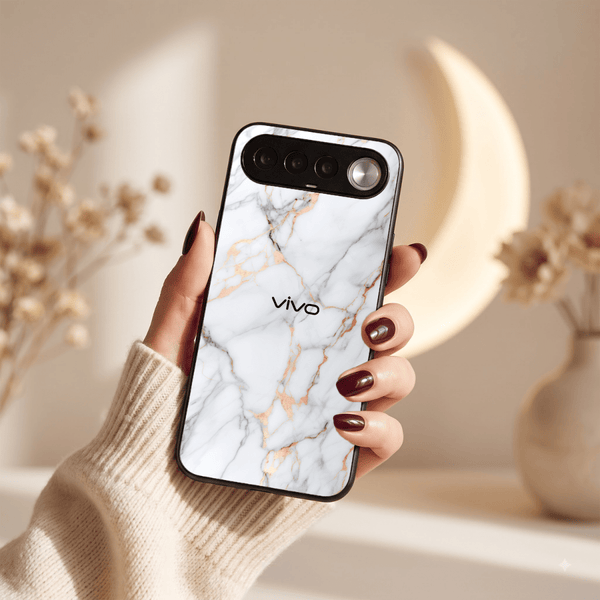 Copper Luxe Marble MB Case for Vivo X300 FE - The Hatke