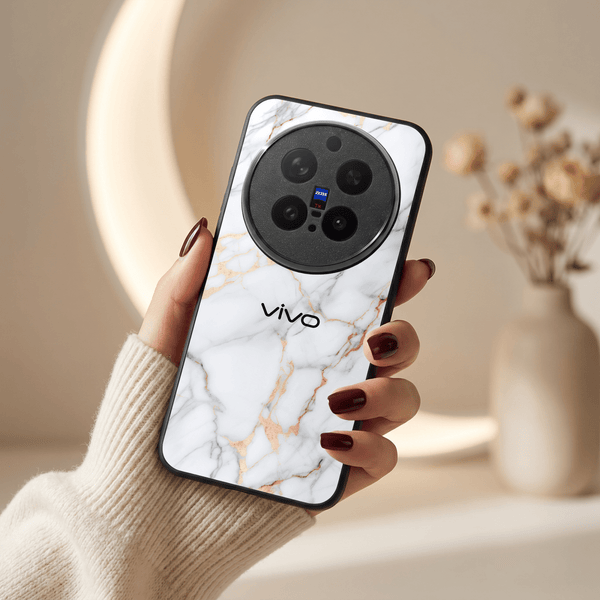 Copper Luxe Marble MB Case for Vivo X300 Pro - The Hatke