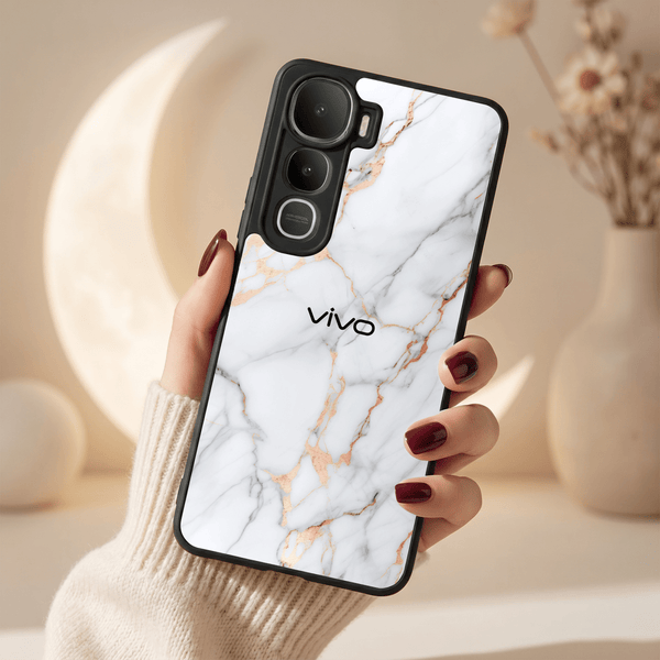 Copper Luxe Marble MB Case for Vivo Y400 - The Hatke