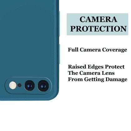 Cosmic Blue Camera Original Silicone case for Apple iphone 7 Plus - The Hatke