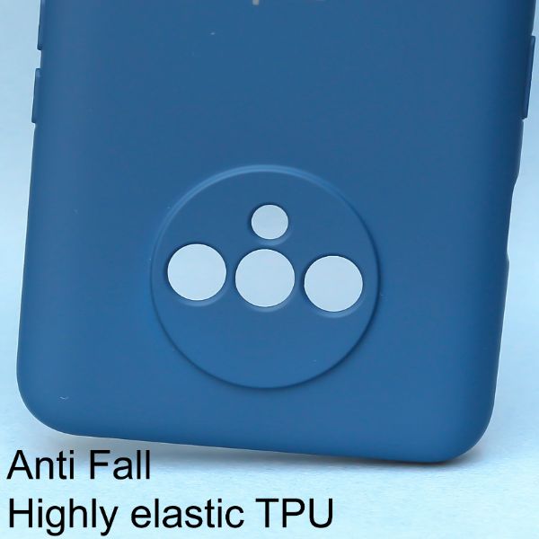Cosmic Blue Camera Original Silicone case for Oneplus 7T - The Hatke
