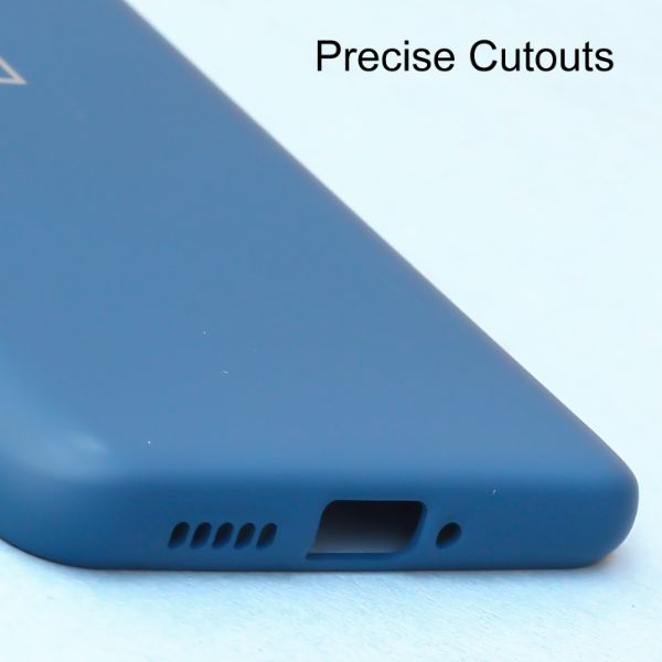 Cosmic Blue Camera Original Silicone case for Oneplus 7T - The Hatke