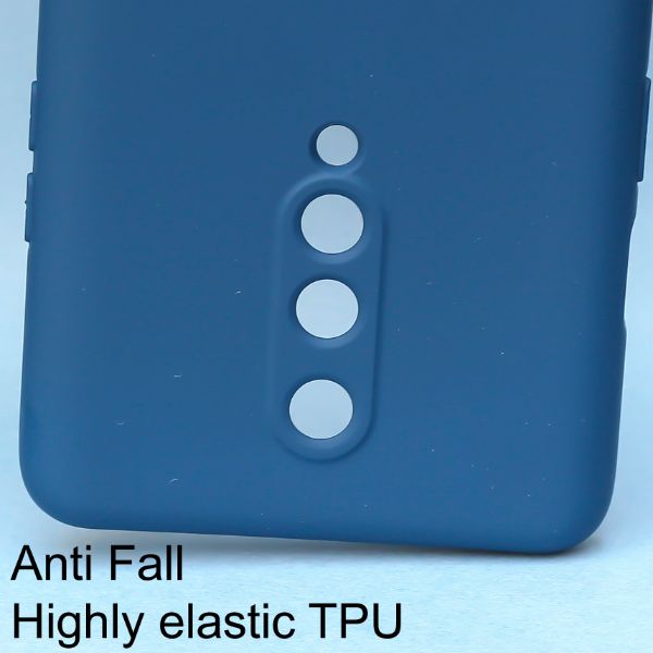 Cosmic Blue Camera Original Silicone case for Oneplus 8 - The Hatke