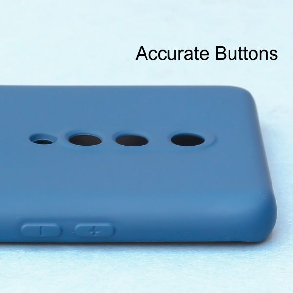 Cosmic Blue Camera Original Silicone case for Oneplus 8 - The Hatke