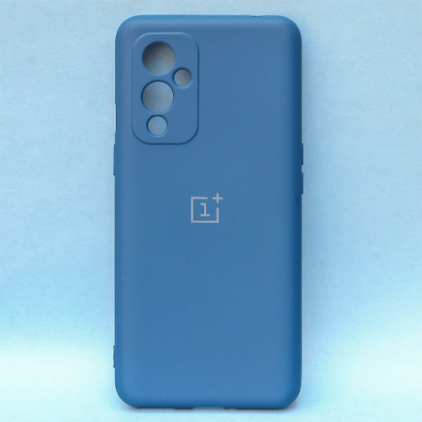 Cosmic Blue Camera Original Silicone case for Oneplus 9 - The Hatke