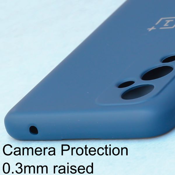 Cosmic Blue Camera Original Silicone case for Oneplus 9 - The Hatke