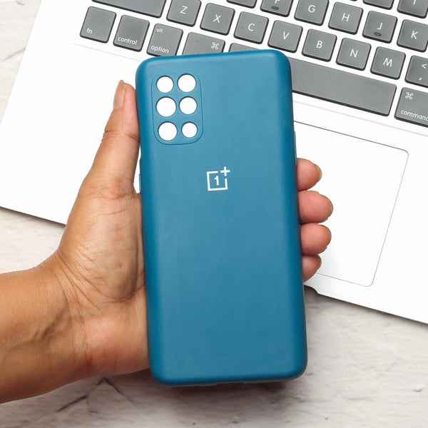 Cosmic Blue Camera Original Silicone case for Oneplus 9R - The Hatke