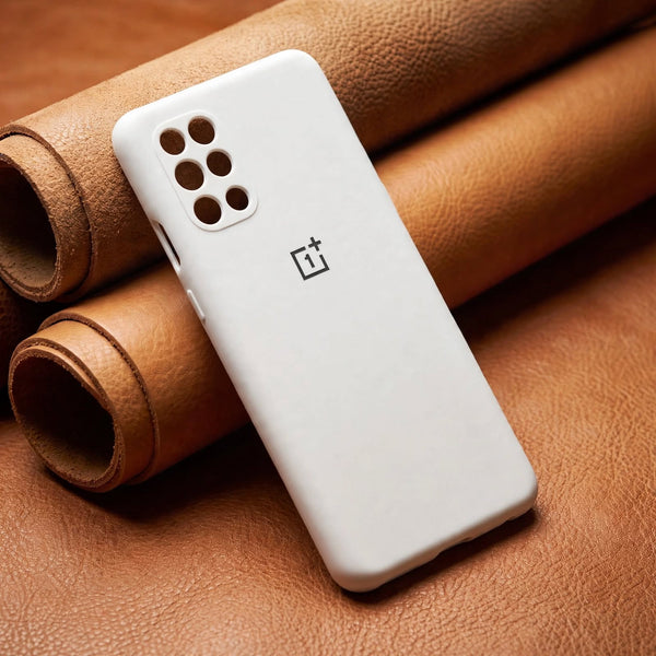 White Camera Original Silicone case for Oneplus 9R