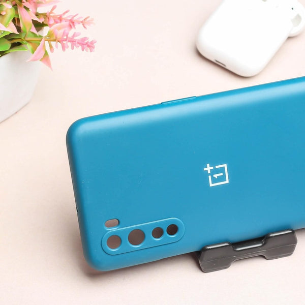 Cosmic Blue Camera Original Silicone case for Oneplus Nord - The Hatke