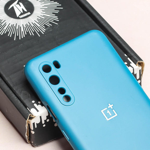 Cosmic Blue Camera Original Silicone case for Oneplus Nord - The Hatke