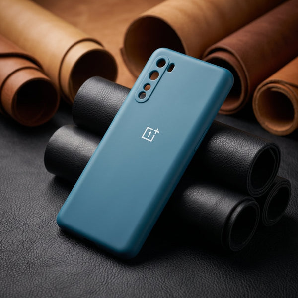 Cosmic Blue Camera Original Silicone case for Oneplus Nord - The Hatke