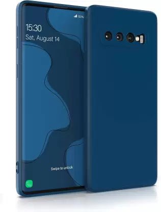 Cosmic Blue Camera Original Silicone case for Samsung S10 Plus - The Hatke