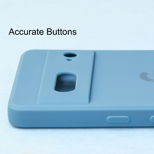 Cosmic Blue Candy Camera Silicone Case for Google Pixel 7 - The Hatke