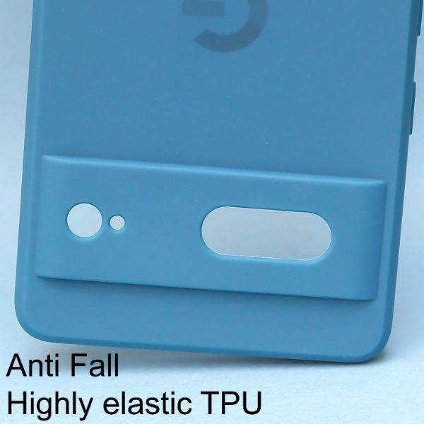 Cosmic Blue Candy Camera Silicone Case for Google Pixel 7 - The Hatke