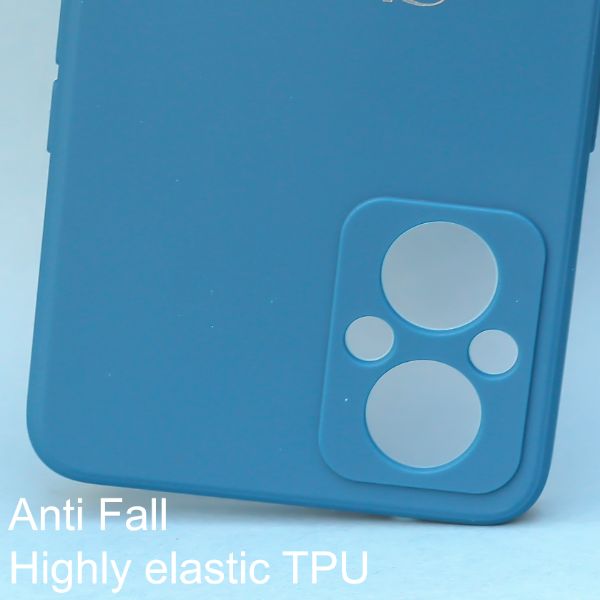 Cosmic Blue Candy Silicone Case for Oppo F21 Pro 5g - The Hatke