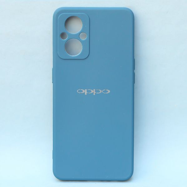 Cosmic Blue Candy Silicone Case for Oppo F21 Pro 5g - The Hatke