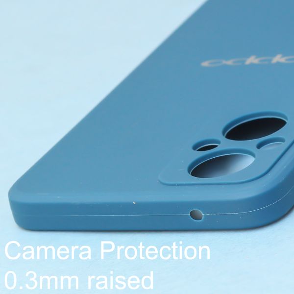 Cosmic Blue Candy Silicone Case for Oppo F21 Pro 5g - The Hatke