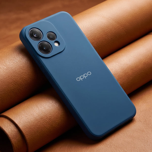 Cosmic Blue Candy Silicone Case for Oppo Reno 15 - The Hatke