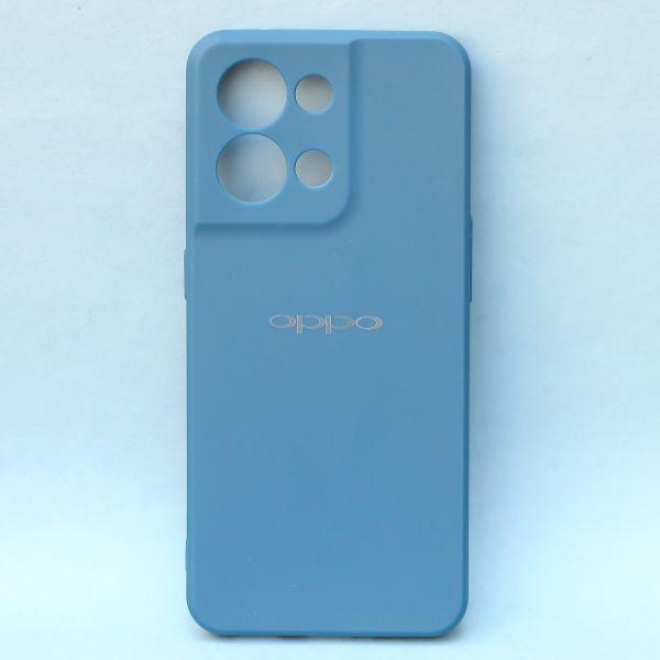 Cosmic Blue Candy Silicone Case for Oppo Reno 8 - The Hatke