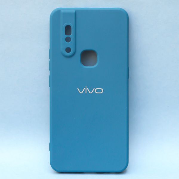 Cosmic Blue Candy Silicone Case for Vivo V15 - The Hatke