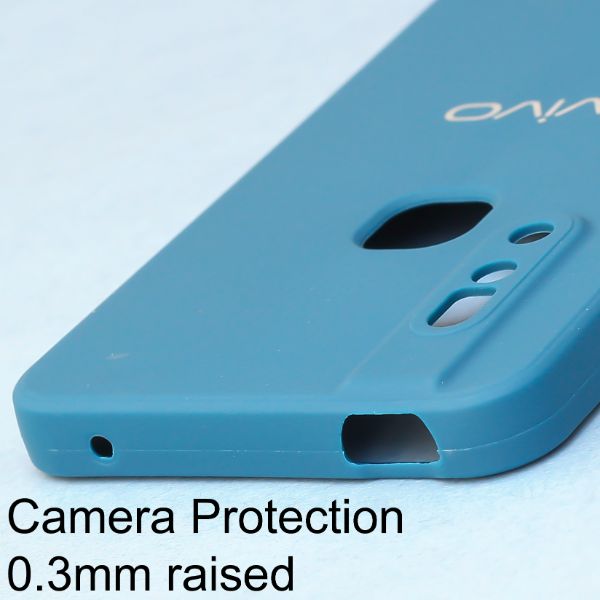 Cosmic Blue Candy Silicone Case for Vivo V15 - The Hatke
