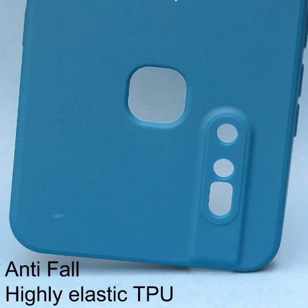 Cosmic Blue Candy Silicone Case for Vivo V15 - The Hatke