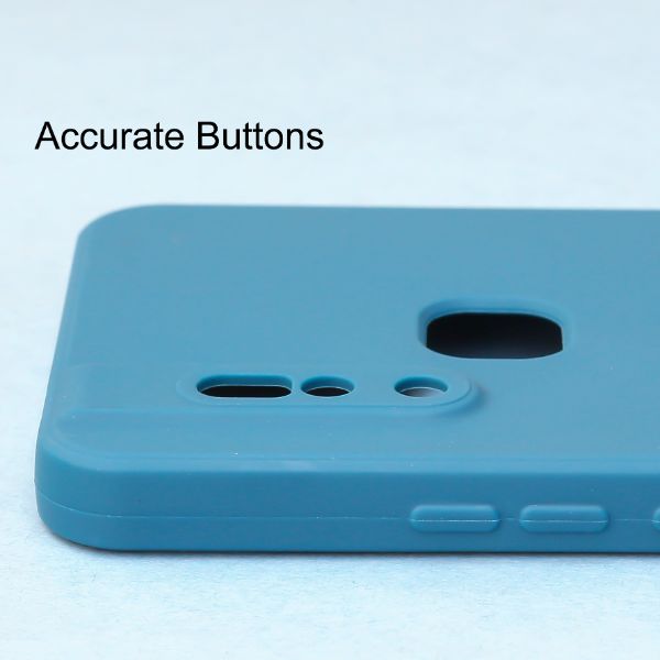 Cosmic Blue Candy Silicone Case for Vivo V15 - The Hatke