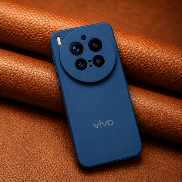 Cosmic Blue Candy Silicone Case for Vivo X300 Pro - The Hatke