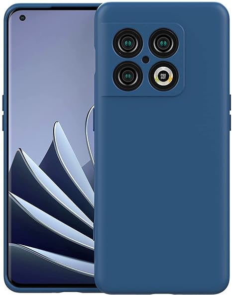 Cosmic Blue Original Camera Safe Silicone case for Oneplus 10t - The Hatke