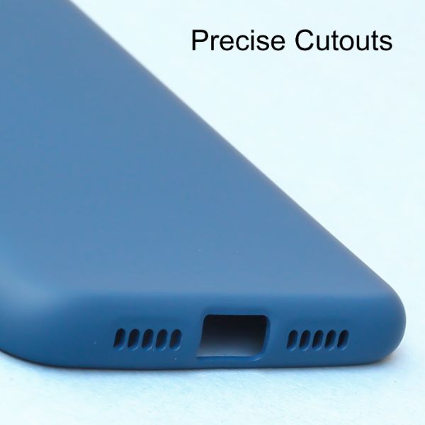 Cosmic Blue Original Camera Safe Silicone case for Oneplus 7 - The Hatke