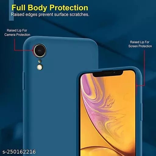Cosmic Blue Original Camera Silicone case for Apple iphone XR - The Hatke