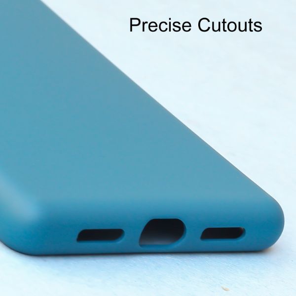 Cosmic Blue Original Silicone case for Google Pixel 7 - The Hatke