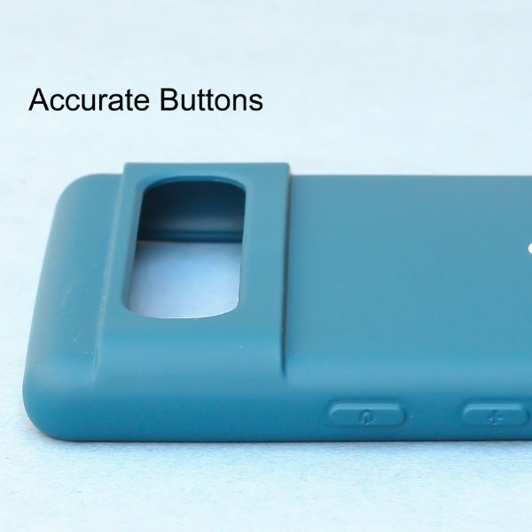 Cosmic Blue Original Silicone case for Google Pixel 7 - The Hatke