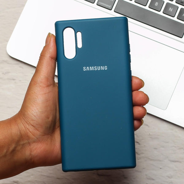 Cosmic Blue Original Silicone case for Samsung Note 10 Plus - The Hatke