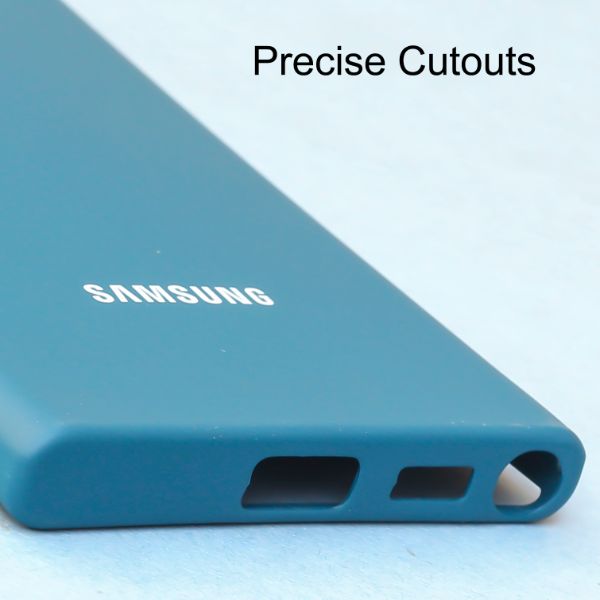 Cosmic Blue Original Silicone case for Samsung S22 Ultra - The Hatke