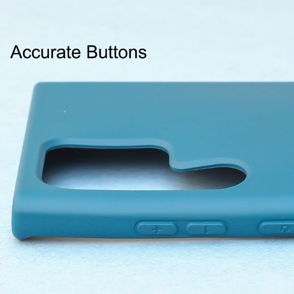 Cosmic Blue Original Silicone case for Samsung S22 Ultra - The Hatke