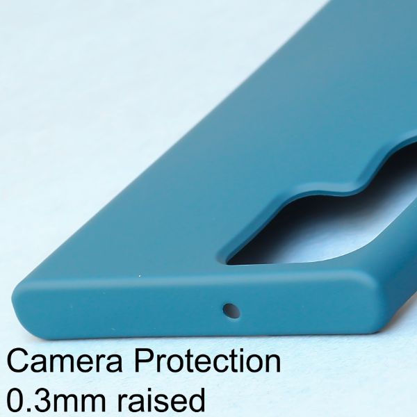 Cosmic Blue Original Silicone case for Samsung S22 Ultra - The Hatke