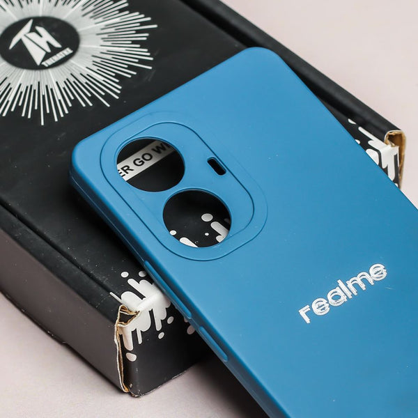 Cosmic Blue Spazy Silicone Case for Realme 10 Pro Plus - The Hatke