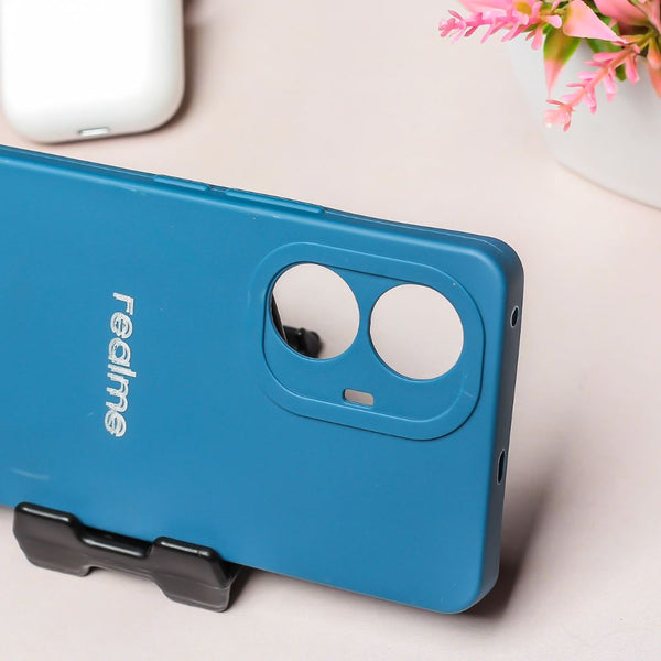 Cosmic Blue Spazy Silicone Case for Realme 10 Pro Plus - The Hatke